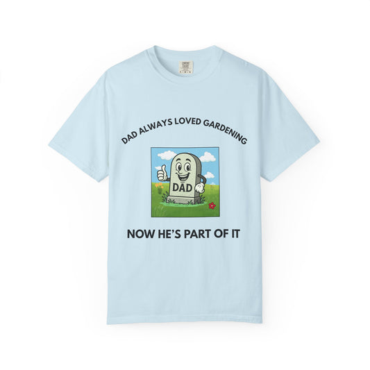 dad always loved gardeniing, now he's part of it